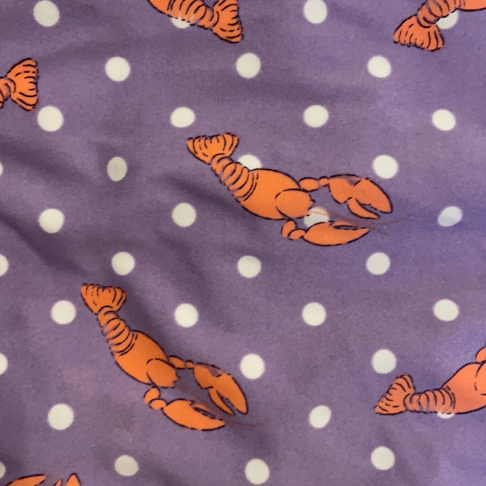 💜 Polka Dot - Lobster 🦞 Swim Bottoms - Picture 7 of 8